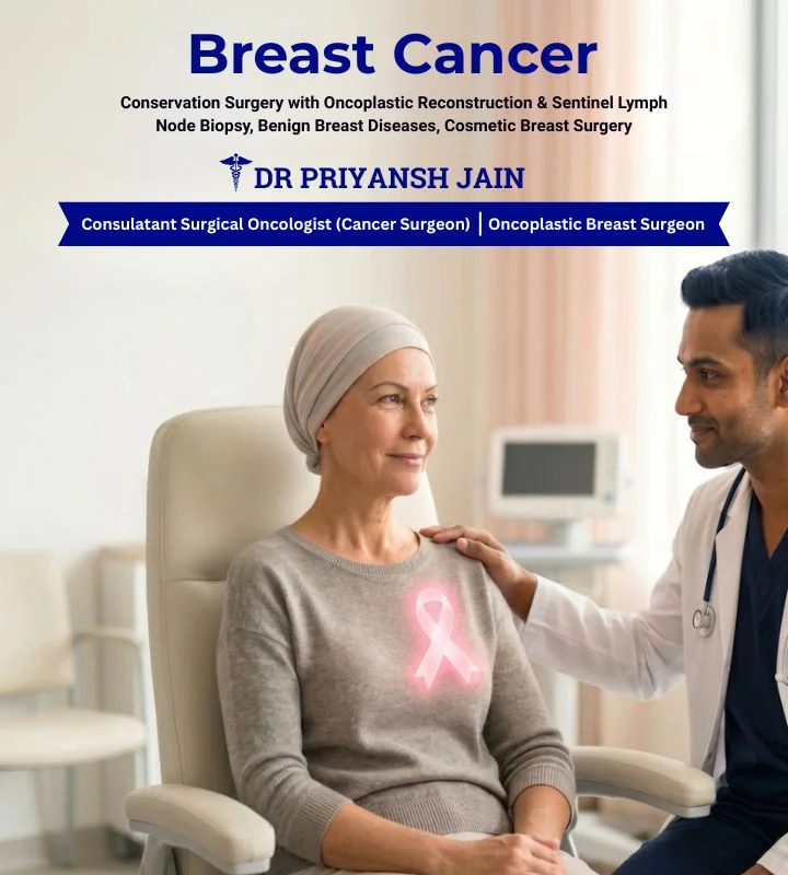 Breast Cancer diagnosis and treatment by Dr Priyansh Jain Surat