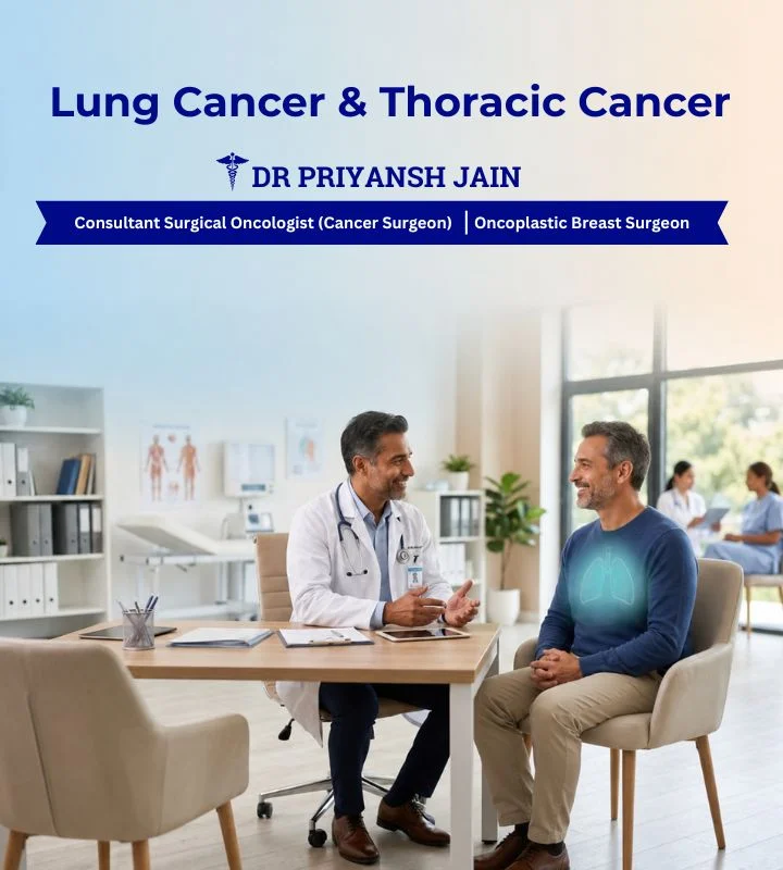 Expert lung cancer surgeon consultation Surat