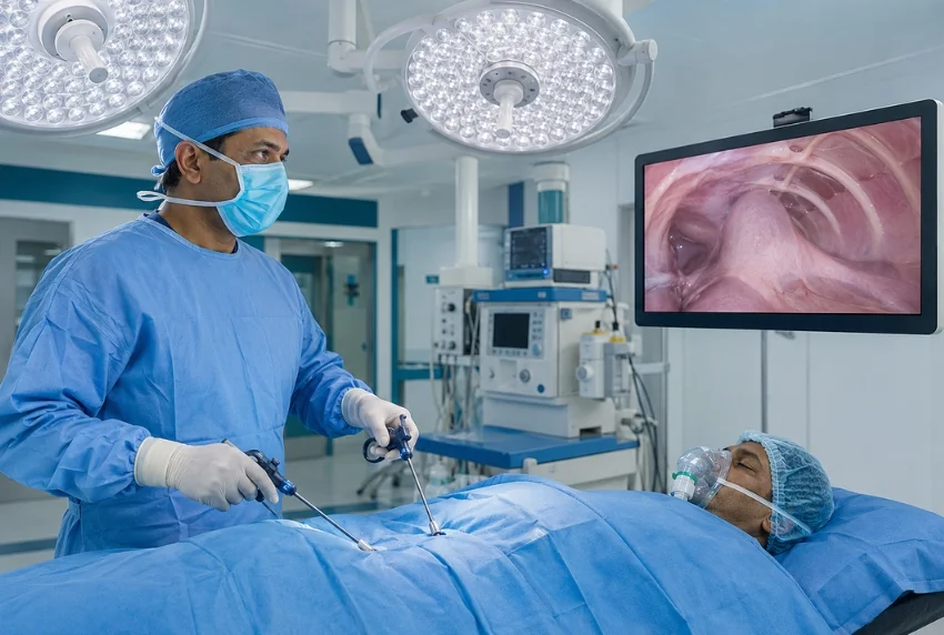 Bilateral VATS Surgery for Thymoma