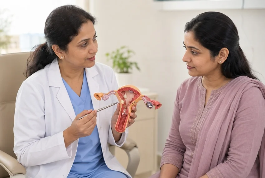 Dr Priyansh Banner 850 × 572 px Endometriosis Mimicking Ovarian Cancer.jpg