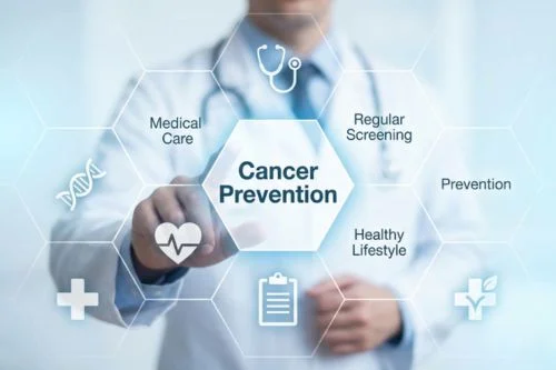 Effective cancer prevention strategies including screening, lifestyle guidance, early detection, and risk reduction
