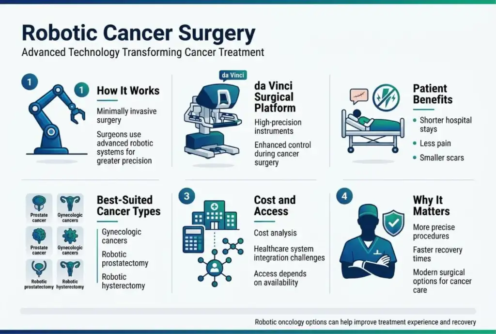Robotic Cancer Surgery: Advanced Cancer Treatment for Better Recovery Advanced cancer surgery with robotic assistance