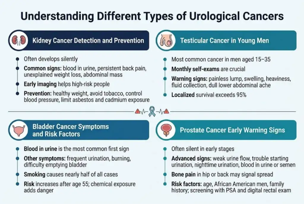 Specialized treatment for kidney, bladder and prostate cancers